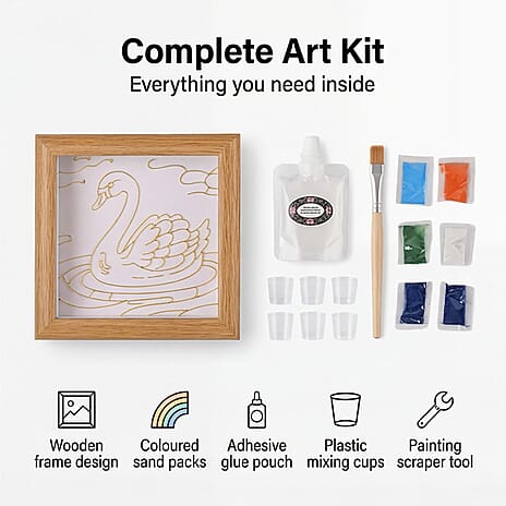 Picture Frame (Size - One Size) - Multi Color & Brown