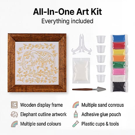 Picture Frame (Size - One Size) - Multi Color & Brown