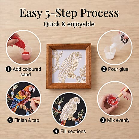 Picture Frame (Size - One Size) - Multi Color & Brown