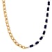 Black Obsidian, White Shell Pearl Beads Necklace (Size - 20)  140.00 Ct.