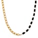 Black Obsidian, White Shell Pearl Beads Necklace (Size - 20)  140.00 Ct.