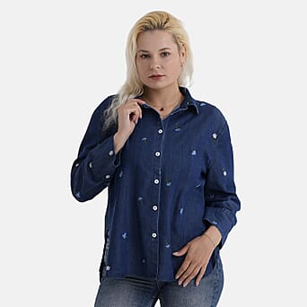 https://tjcuk.sirv.com/Products/83/6/8364711/La-Marey-Limited-Collection-Womens-Embroidered-Denim-Shirt-Size-20-to-_8364711_3.jpg?w=342&h=342