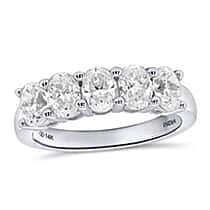 NY Close Out Deal - 14K White Gold Lab Grown Diamond (VS-GH) Ring 2.50 Ct.