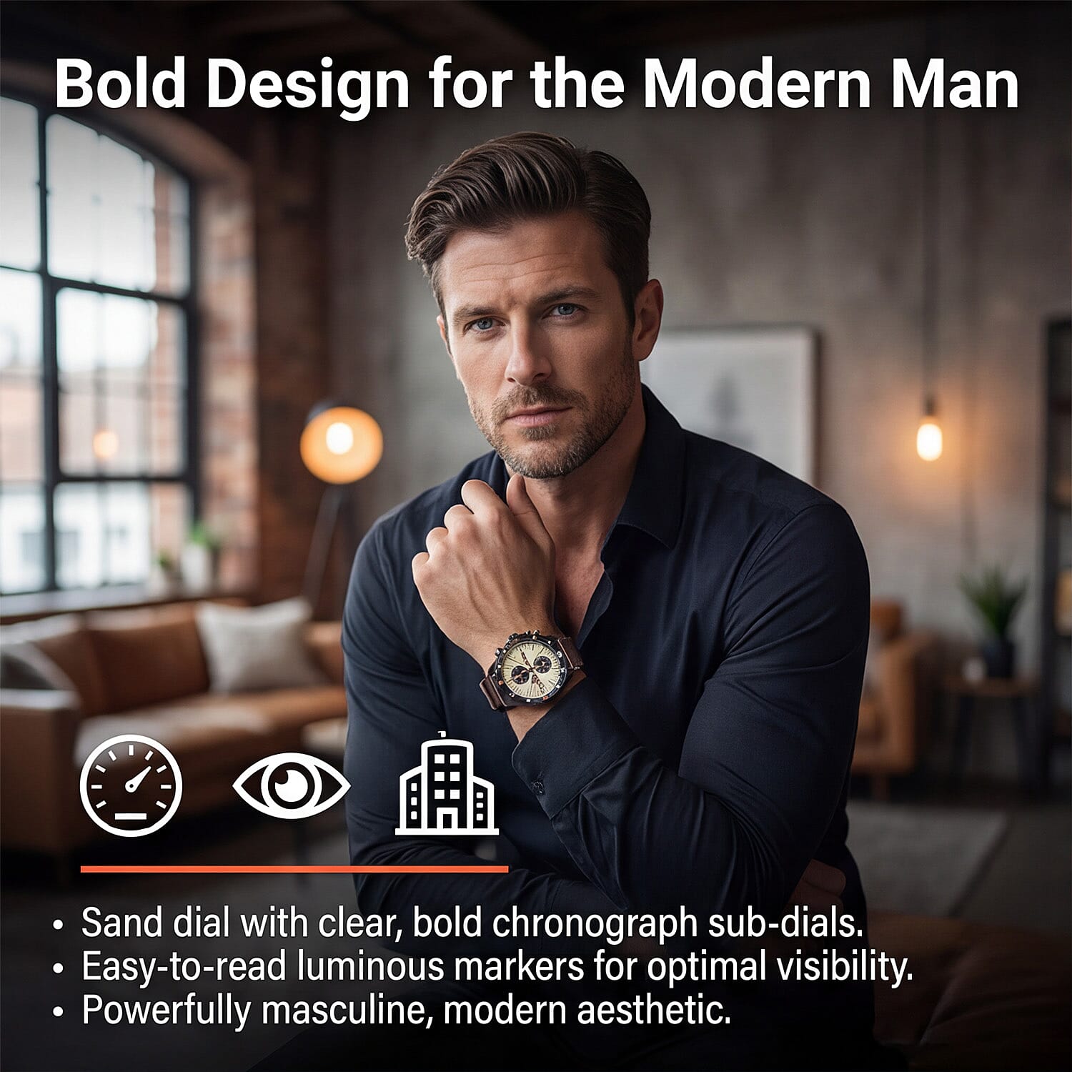 Vostok-Europe-Japanese-Mens-Watch-in-Stainless-Steel-Brown