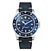 BLACK FRIDAY DEAL - MATHY TISSOT Mathy Vintage Quartz Ronda 505 Movt. 10ATM WR Blue Dial Mens Watch with a Leather Strap