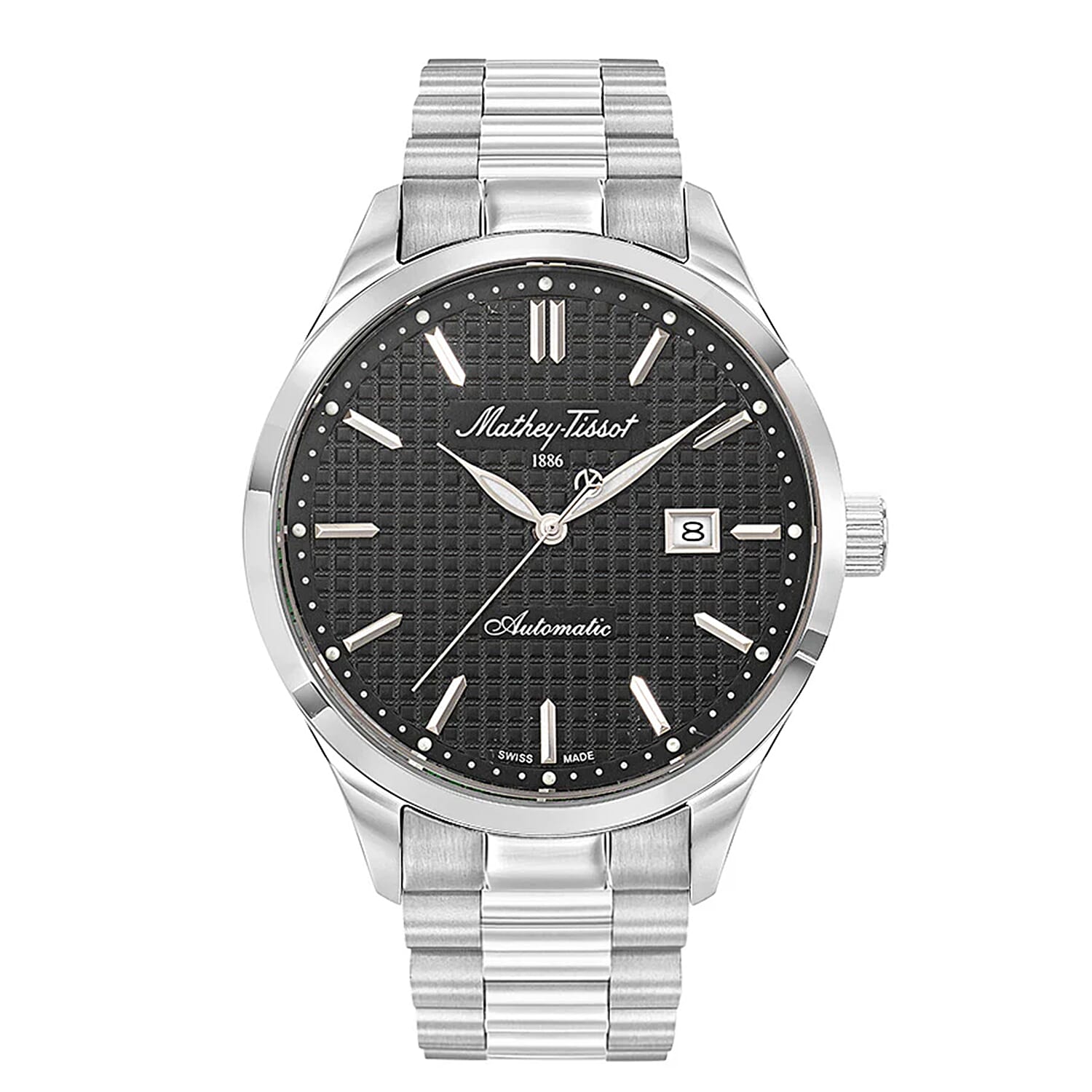Mathey Tissot Automatic Mens Watch in Stainless Steel - Silver