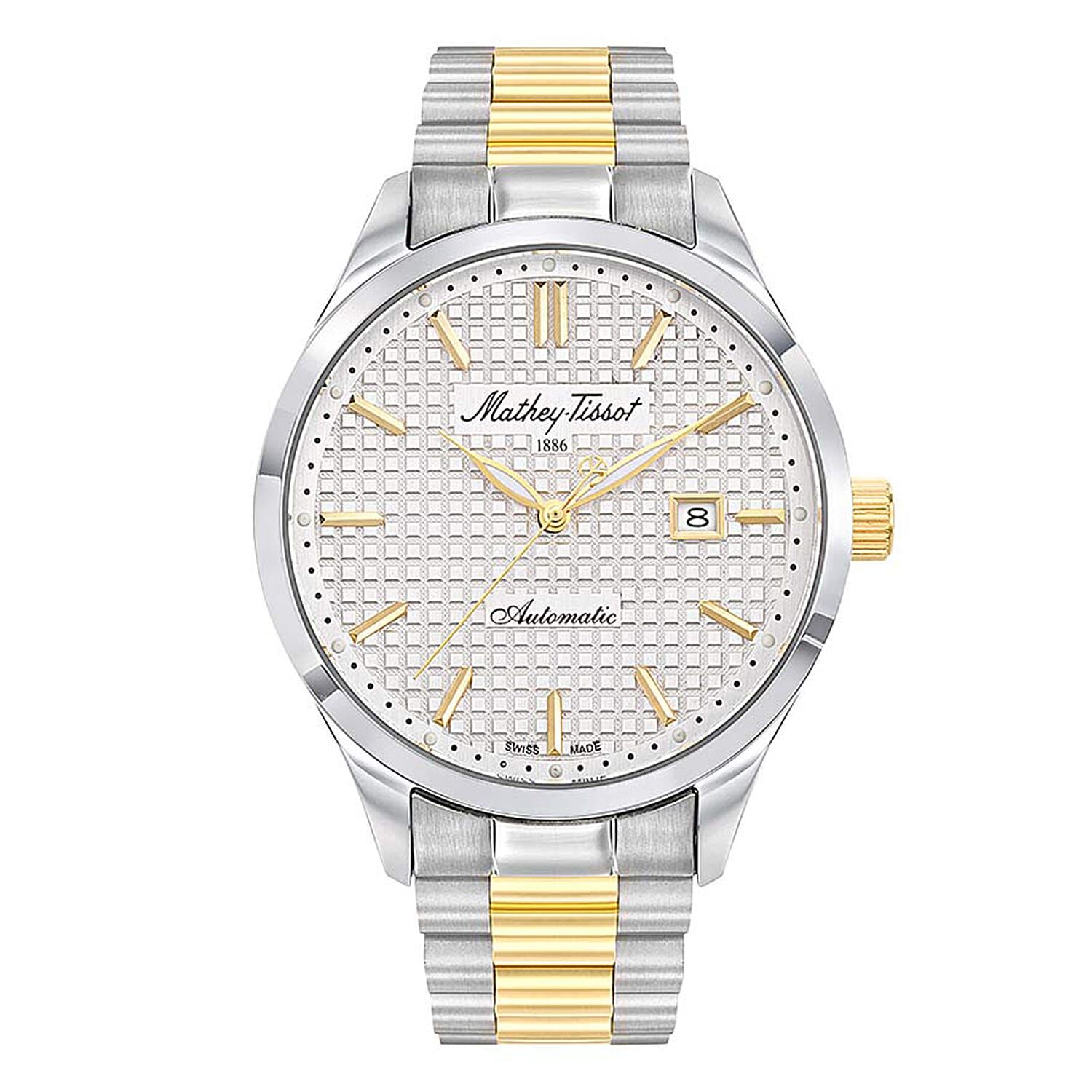 Mathey Tissot Automatic Mens Watch in Stainless Steel - Silver