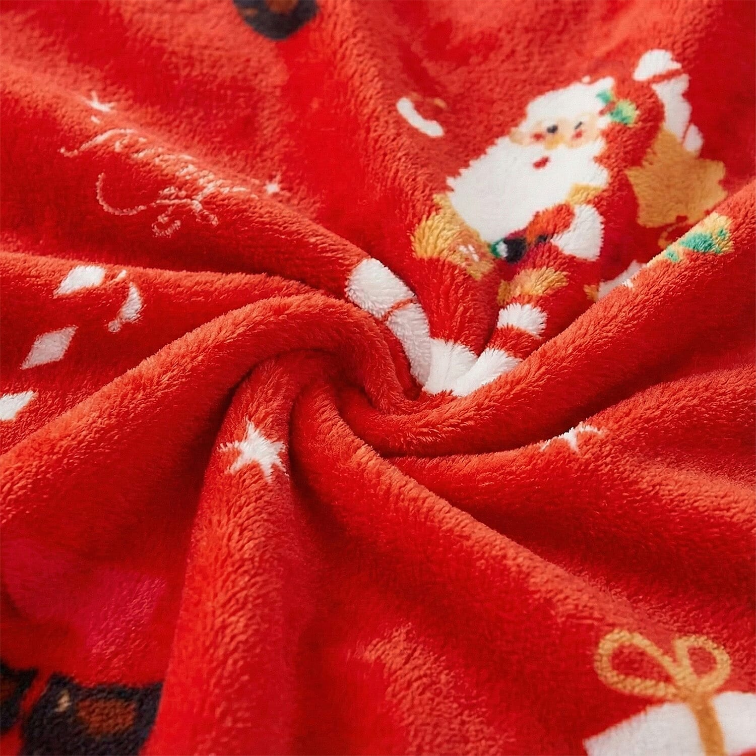 Santa Mail Christmas Blanket (Size 230 X 150Cm) - Red