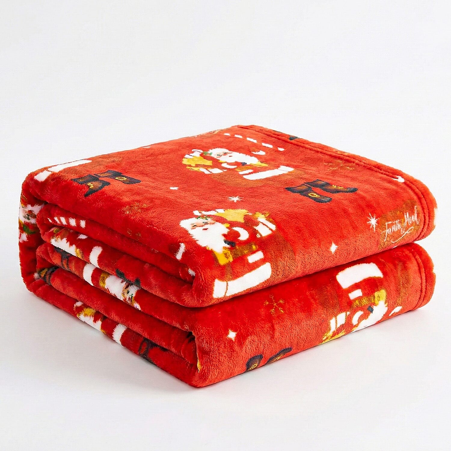 Santa Mail Christmas Blanket (Size 230 X 150Cm) - Red