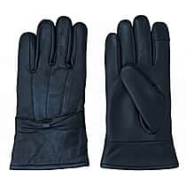 One Time Buy- Genuine Leather Touch Screen Gloves (Size - S-M)