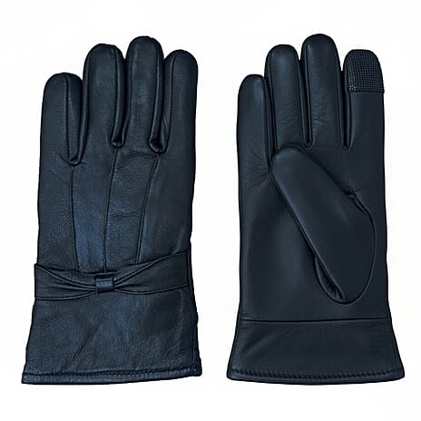 Ladies Exquisite Elegance Touch Screen Gloves (Size - S-M) - Black