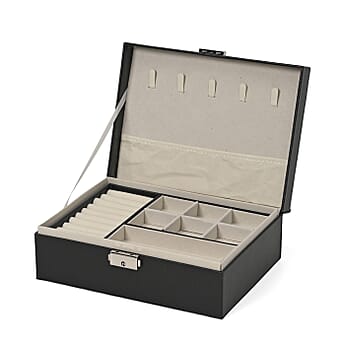 https://tjcuk.sirv.com/Products/83/6/8366489/2-Layer-Jewelry-Box-with-Lock-Key-Black_8366489.jpg?w=342&h=342