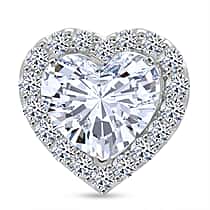 Luxuriant 950 Platinum IGI Certified Lab Grown Diamond (VS-EF) Heart Pendant 3.51 Ct, Platinum Wt. 3.10 Gms.