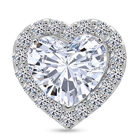 Luxuriant 950 Platinum IGI Certified Lab Grown Diamond (VS-EF) Heart Pendant 3.51 Ct, Platinum Wt. 3.10 Gms. Luxuriant 950 Platinum IGI Certified Lab Grown Diamond (VS-EF) Heart Pendant 3.51 Ct, Platinum Wt. 3.10 Gms.