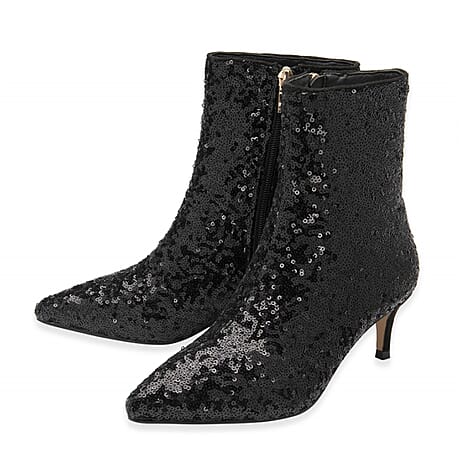 Ravel Currans Ladies Ankle Boot with Inside Zip (Size - 3) - Black