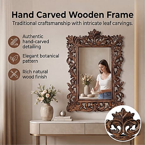 Bliss & Beyond Mirror (Size - One Size) - Burn Finish