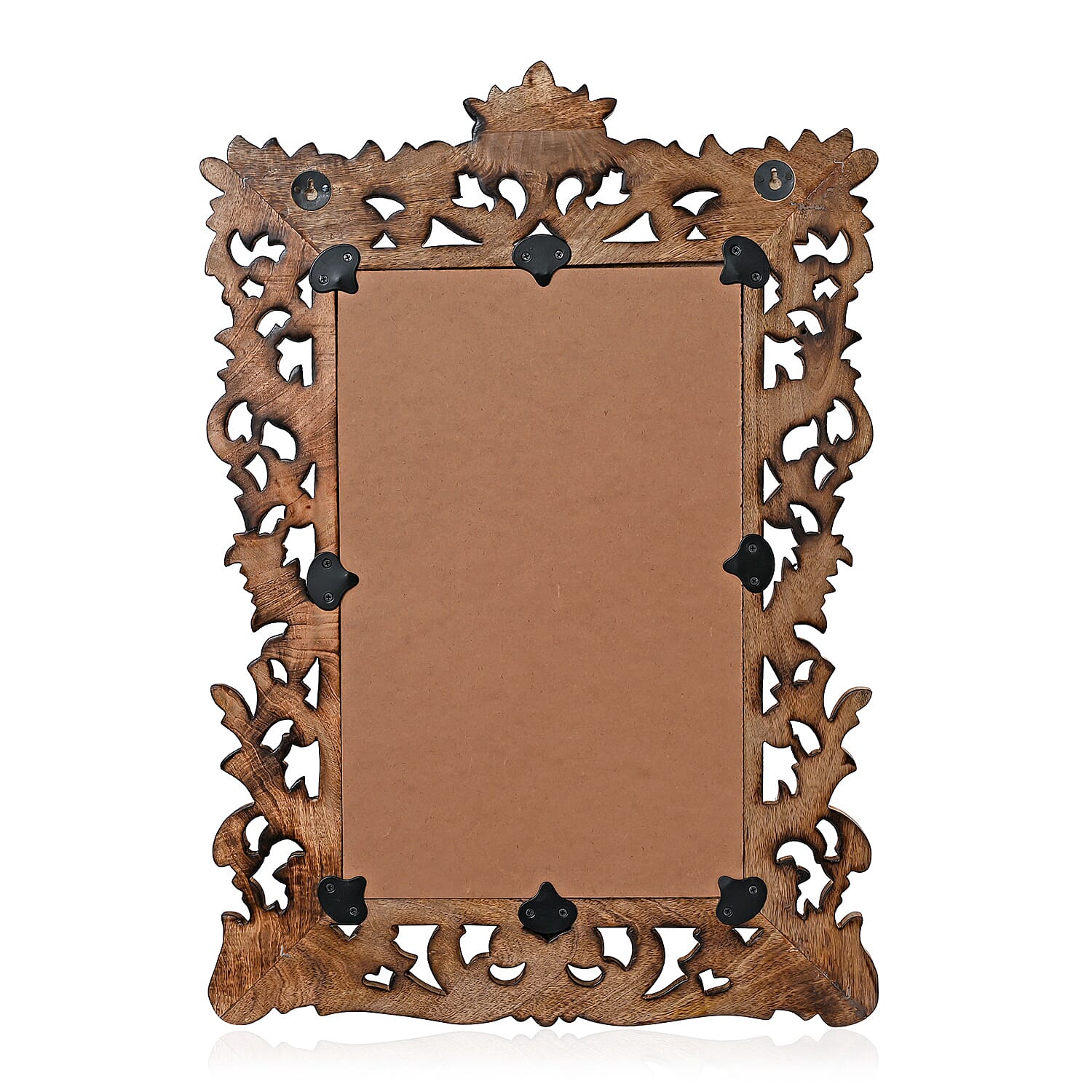 Bliss - Beyond Hand Carved Mirror (45 x 60 cm) - Burn Finish