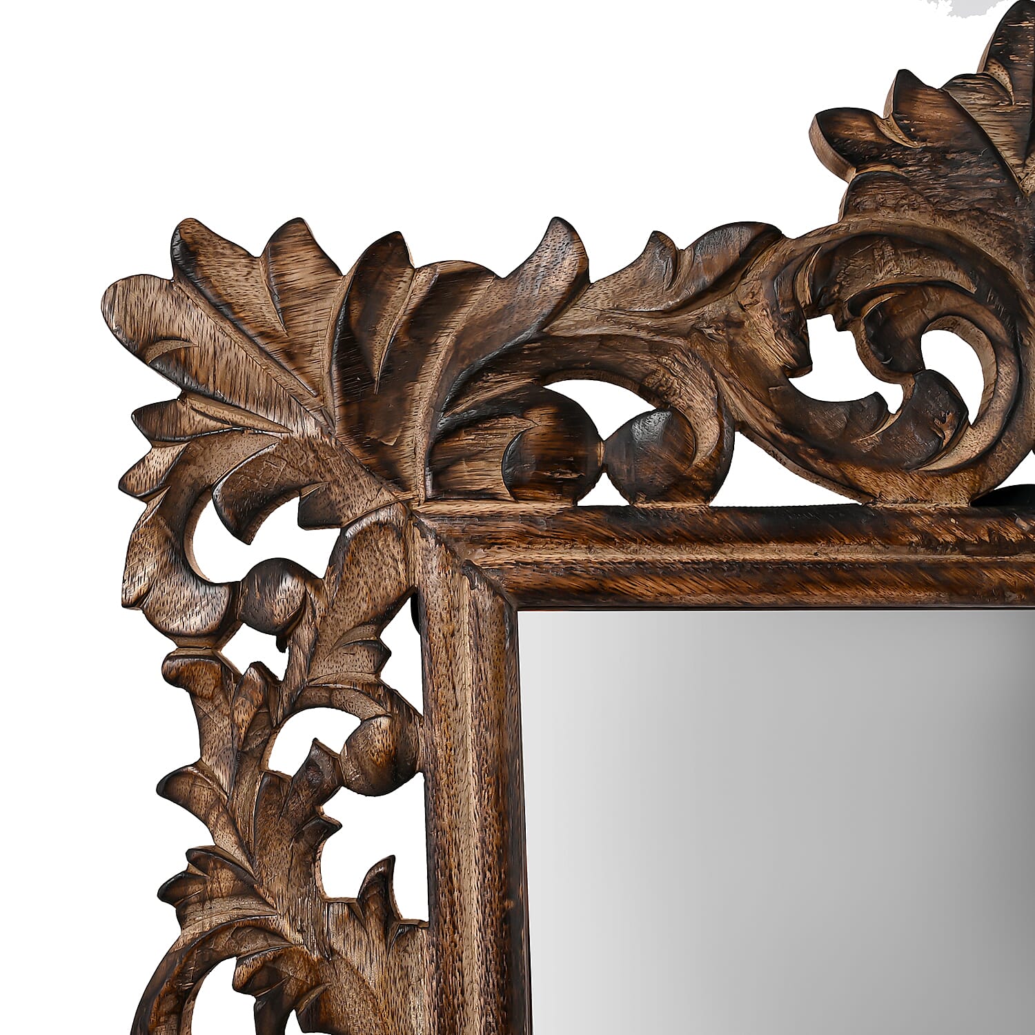 Bliss - Beyond Hand Carved Mirror (45 x 60 cm) - Burn Finish