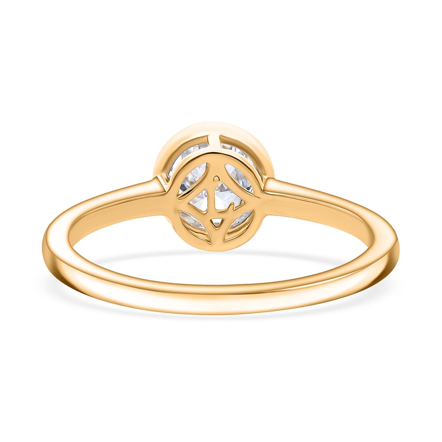 Luxuriant Lab Grown Diamond (SI/GH) Ring in Sterling Silver 1.00 Ct.