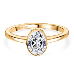 Luxuriant Lab Grown Diamond (SI/GH) Ring in Sterling Silver 1.00 Ct.