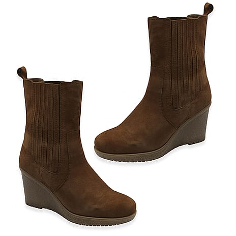 Ravel Calvay Ladies Ankle Boot with Inside Zip (Size - 4) - Tan