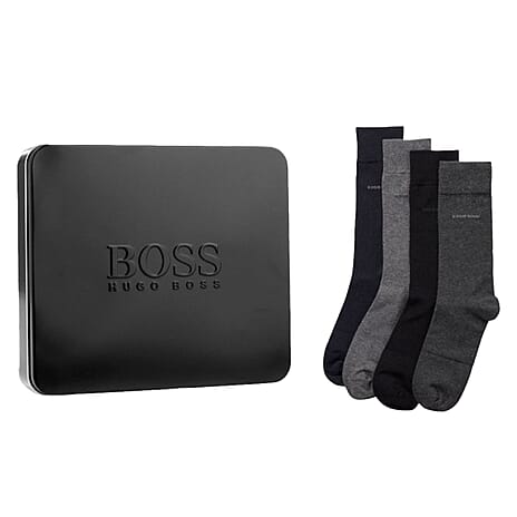 Hugo Boss 4-Piece Multicolour Socks Gift Set