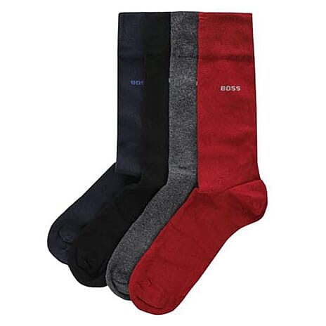 Hugo Boss Mens 4-Piece Multicolour Socks Gift Set