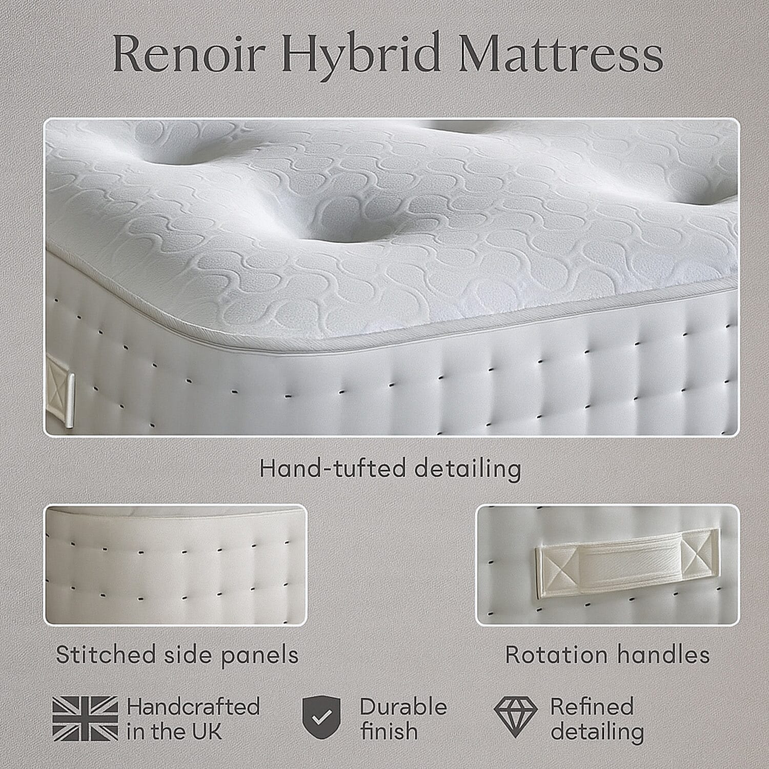 Renoir Hybrid Mattress by Starry Nights