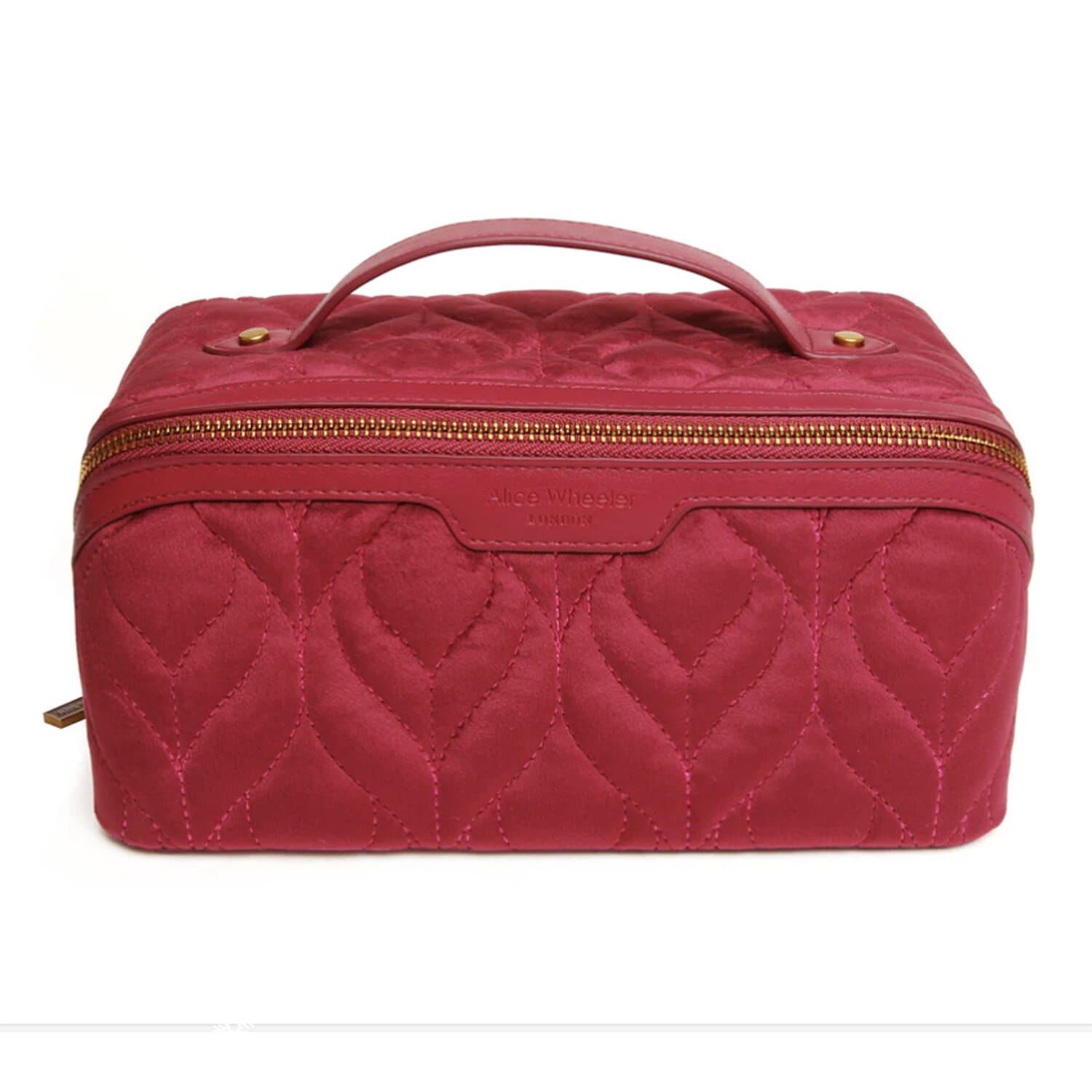 TJC Special Vegan Leather Cosmetic and Toiletry Bag - FIG