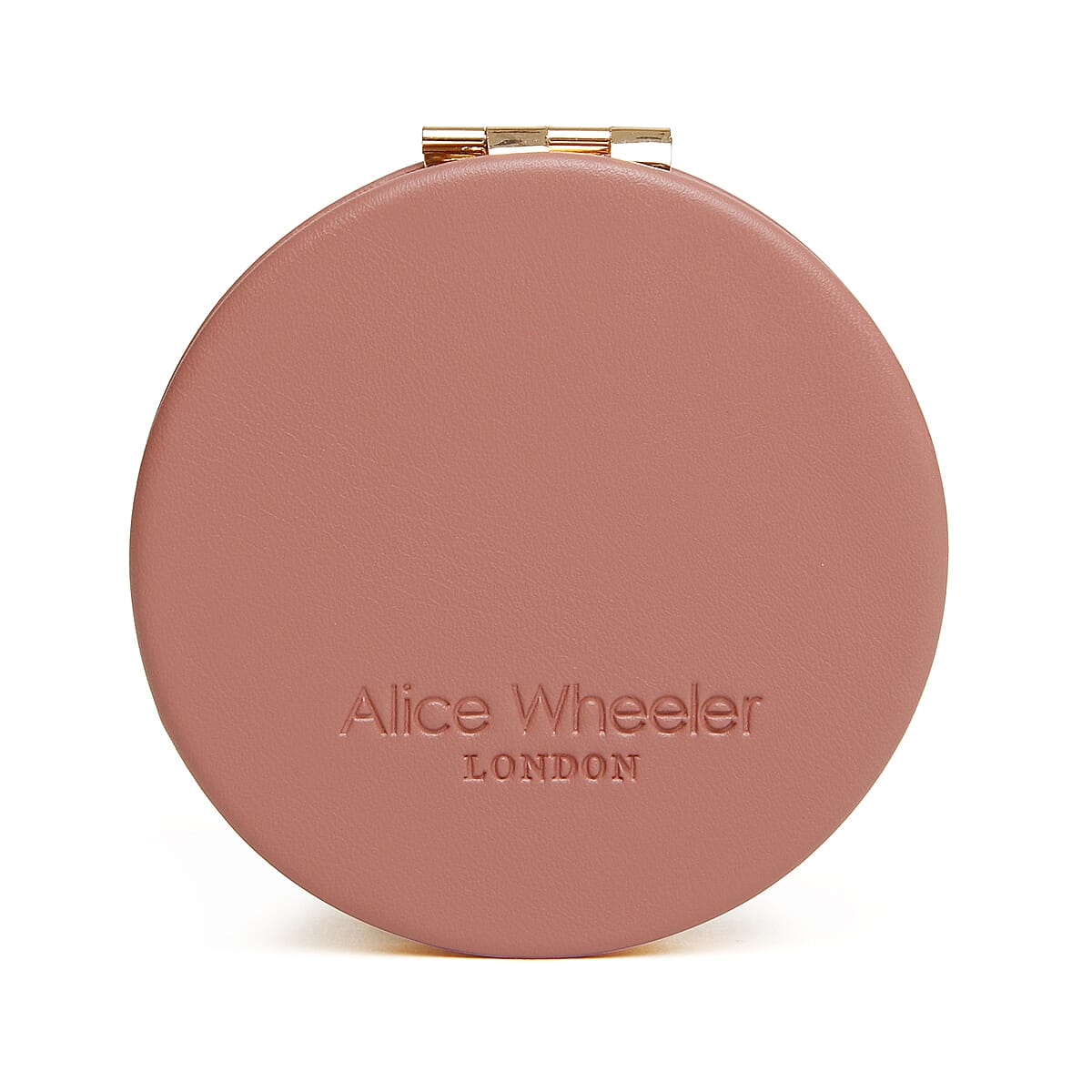 Alice Wheeler London Round Compact Mirror - Pink