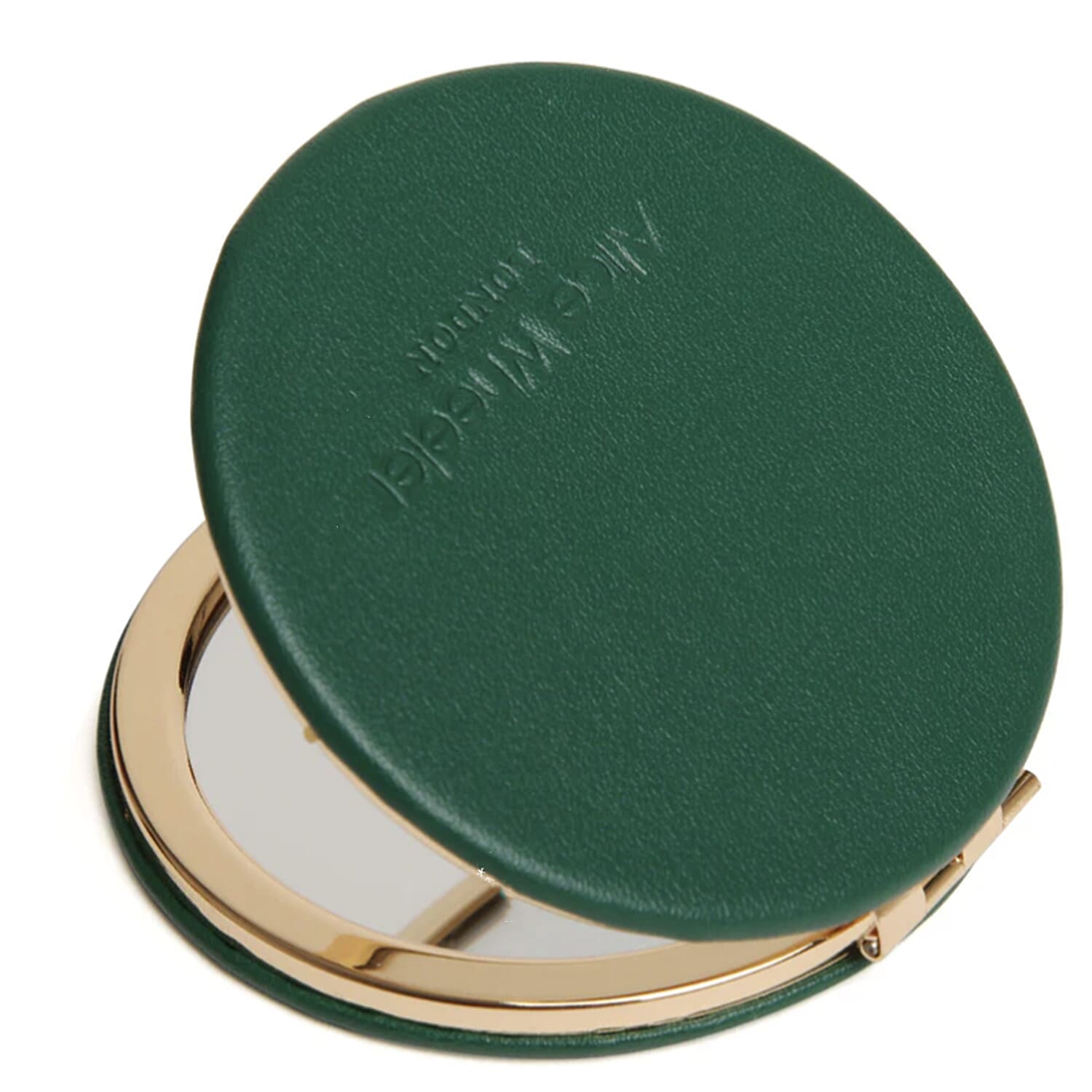 Alice Wheeler London Round Compact Mirror - Teal