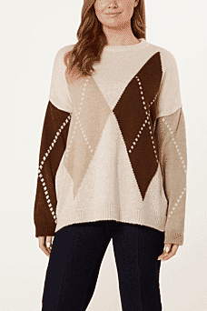 https://tjcuk.sirv.com/Products/83/6/8367897/Misumi-Argyle-Detail-Knit-Jumper-One-Size-8-18-Beige_8367897.jpg?w=342&h=342