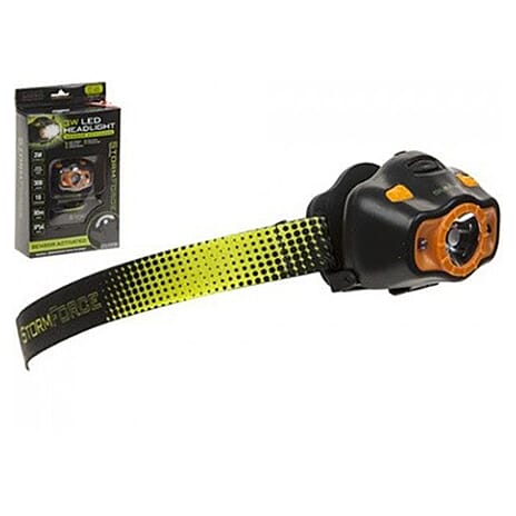 3W Storm Force Sensor Headlight - Black