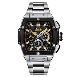 Japanese Mens Watch in Stainless Steel - Silver