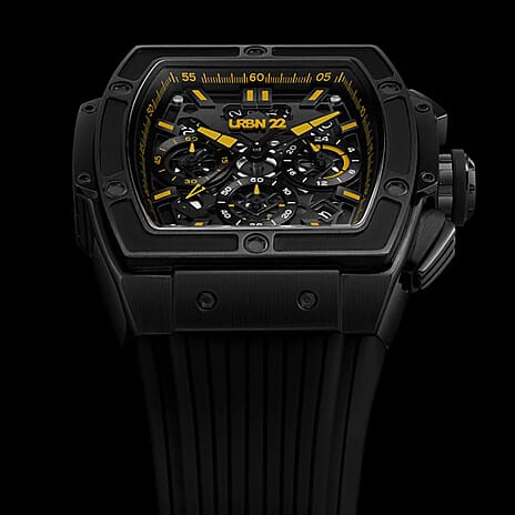 Japanese Mens Watch in Stainless Steel - Black