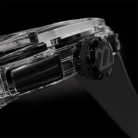 Japanese Mens Watch in Stainless Steel - Black