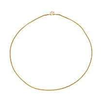 Live From Sri Lanka Deal- 22K Yellow Gold ( 91.6% Purity) Necklace (Size 18)