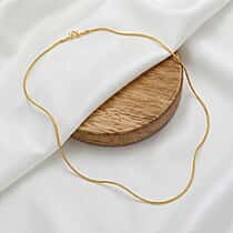 Mega Close Out Deal - 23K Yellow Gold (95.8% Purity) 1.4MM Necklace with S-Clasp 18 Inch 3.8g