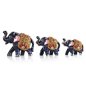 https://tjcuk.sirv.com/Products/83/6/8369593/LIVMORE-Set-of-3-Beaded-Resin-Elephant-5-to-8cm-Navy-Gold_8369593_2.jpg?w=342&h=342