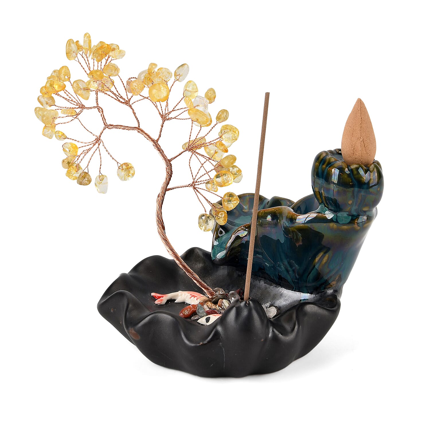 LIVMORE Decorative Tree (Size - One Size) - Yellow & Black