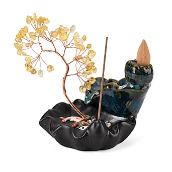 https://tjcuk.sirv.com/Products/83/6/8369941/LIVMORE-Decorative-Tree-Size-One-Size-Yellow-Black_8369941.jpg?w=342&h=342