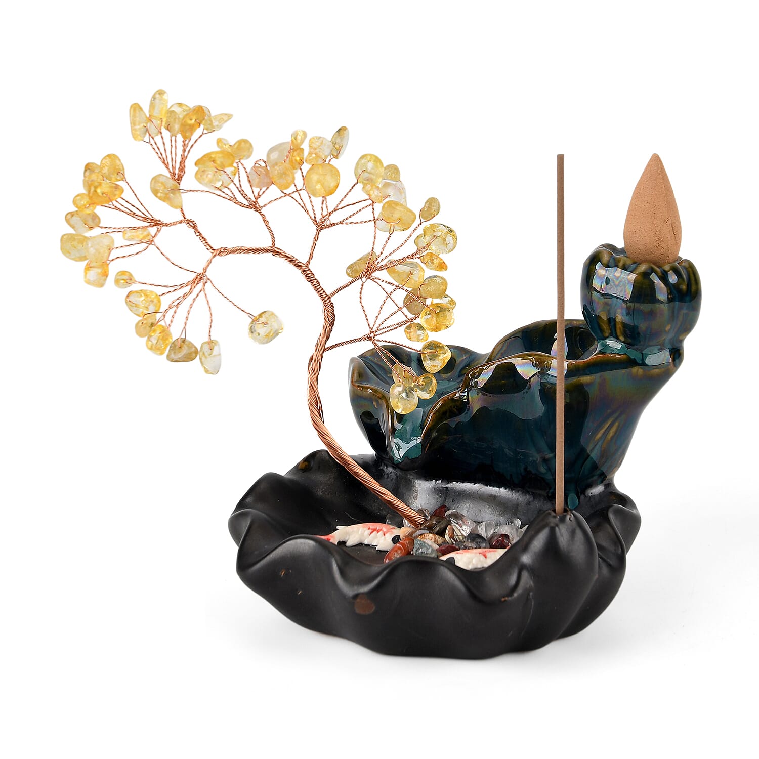 LIVMORE Decorative Tree (Size - One Size) - Yellow & Black