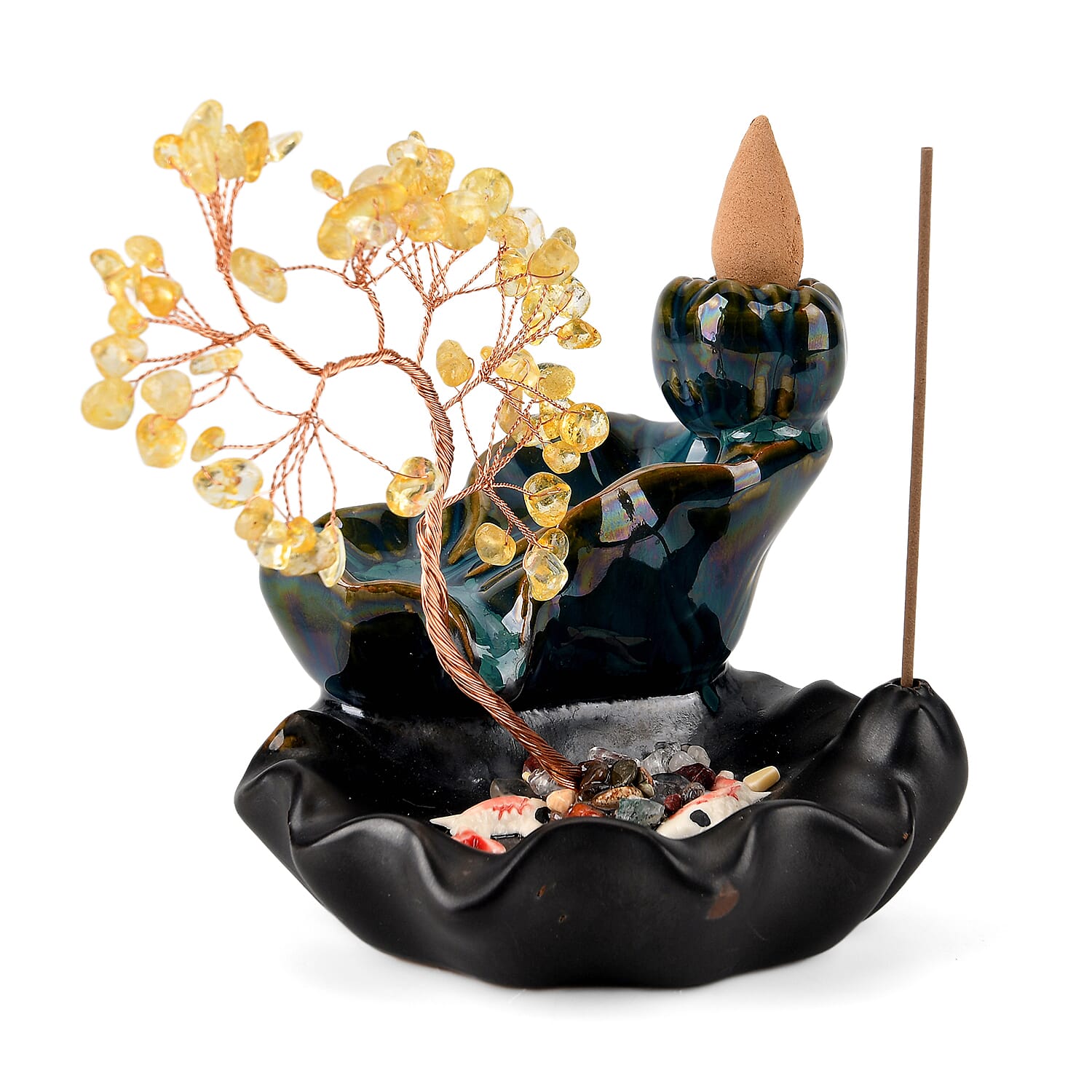 LIVMORE Decorative Tree (Size - One Size) - Yellow & Black