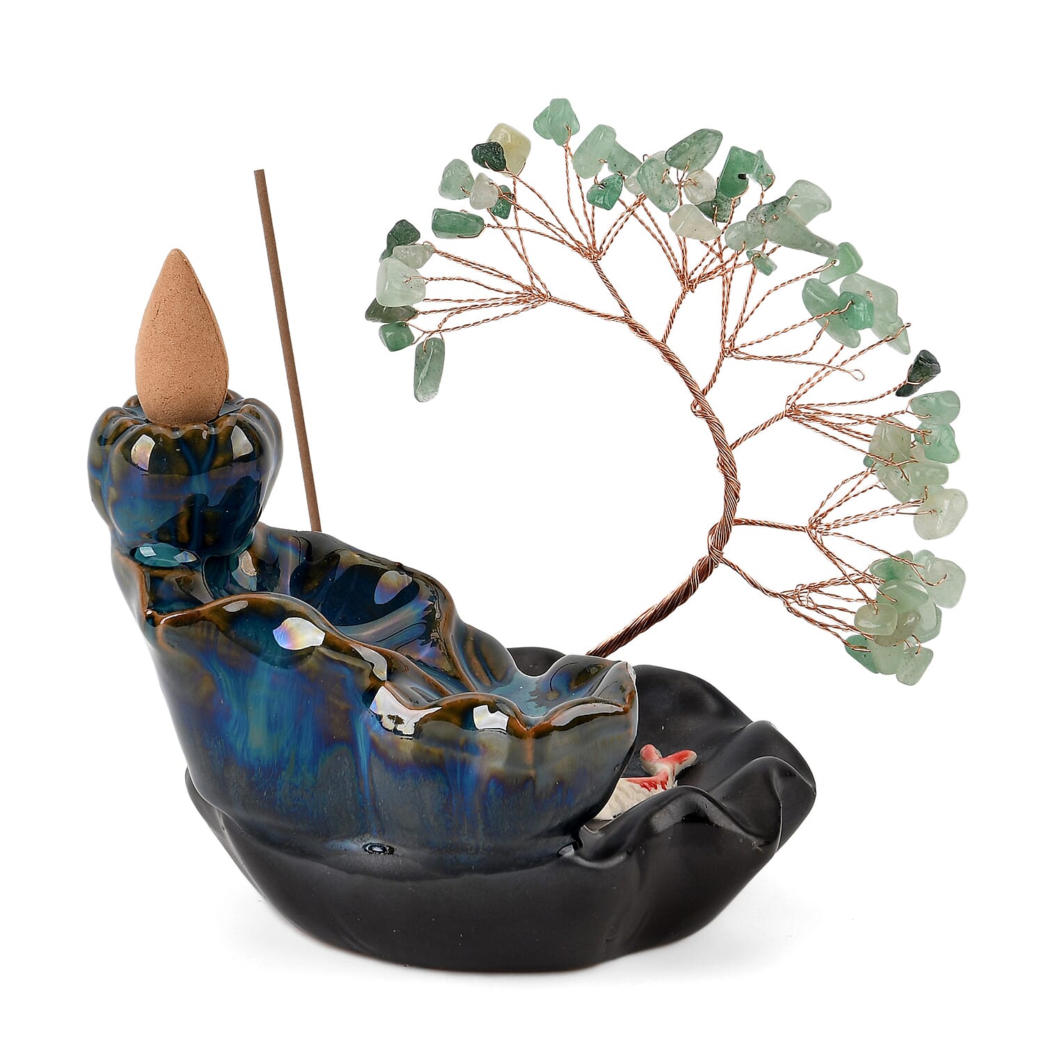 LIVMORE Decorative Tree (Size - One Size) - Green - Black