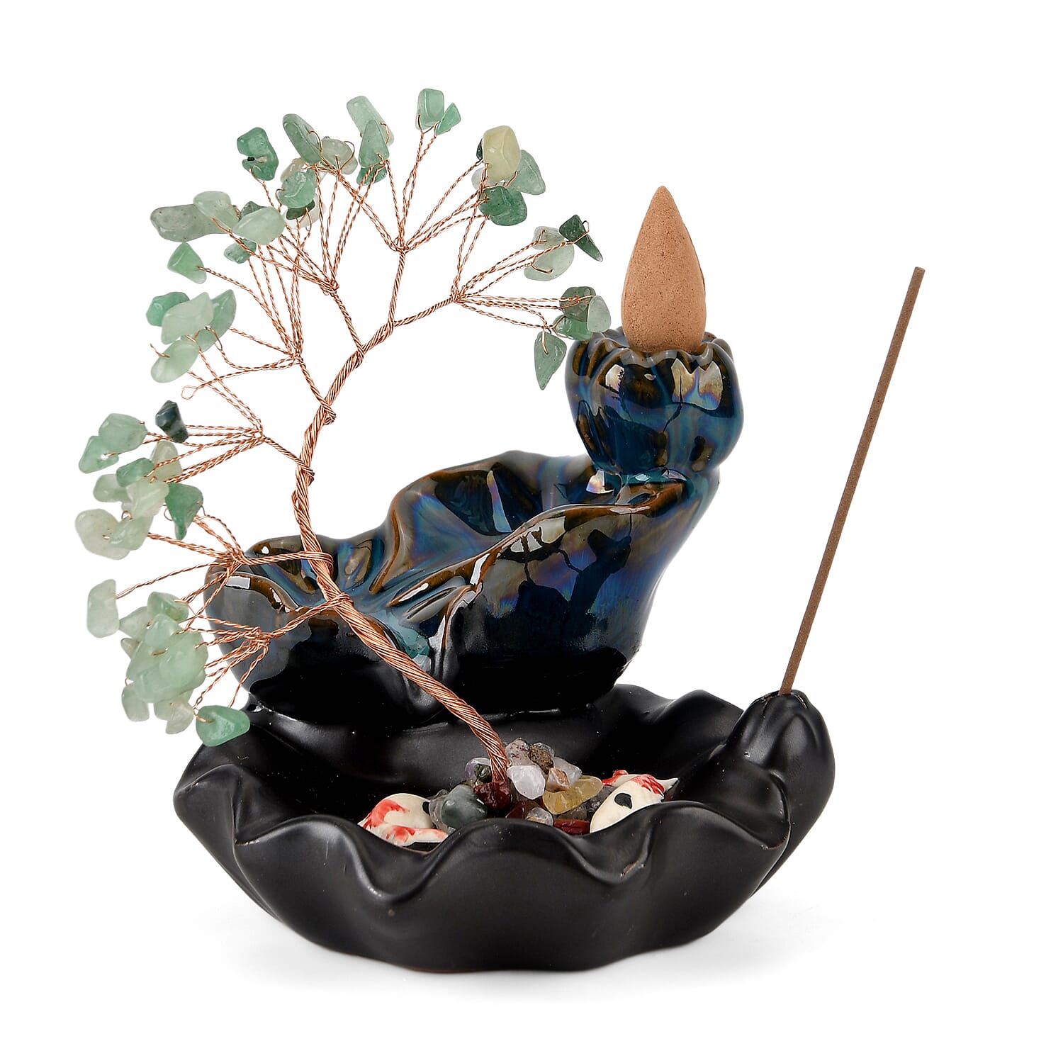 LIVMORE Decorative Tree (Size - One Size) - Green - Black