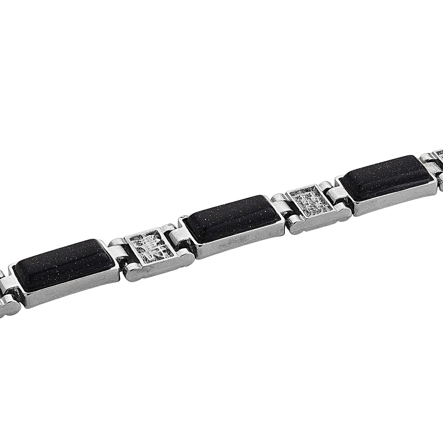 Designer Inspired- Blue Sand Stone Magnetic Therapy Bracelet (Size - 7.5) .