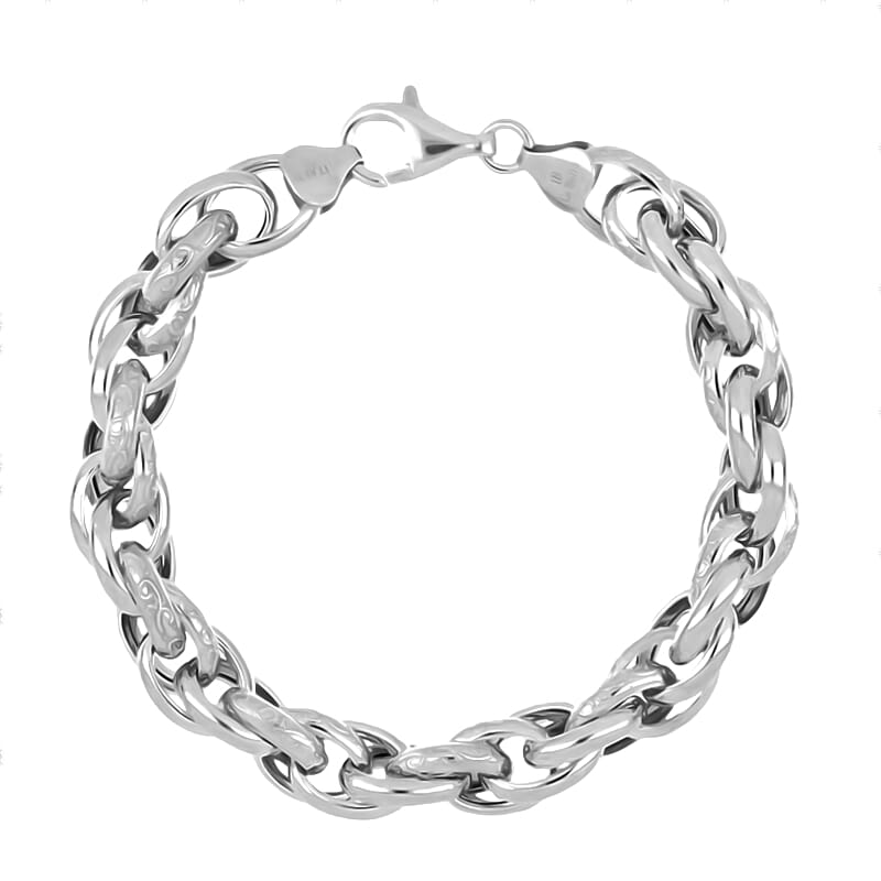 La Bella - Handmade Sterling Silver Bracelet (Size - 7.5)