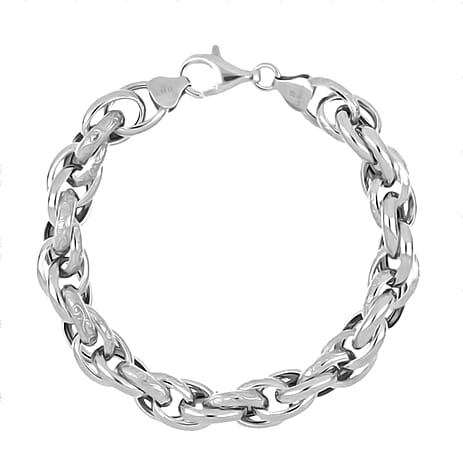 La Bella - Handmade Sterling Silver Bracelet (Size - 7.5)