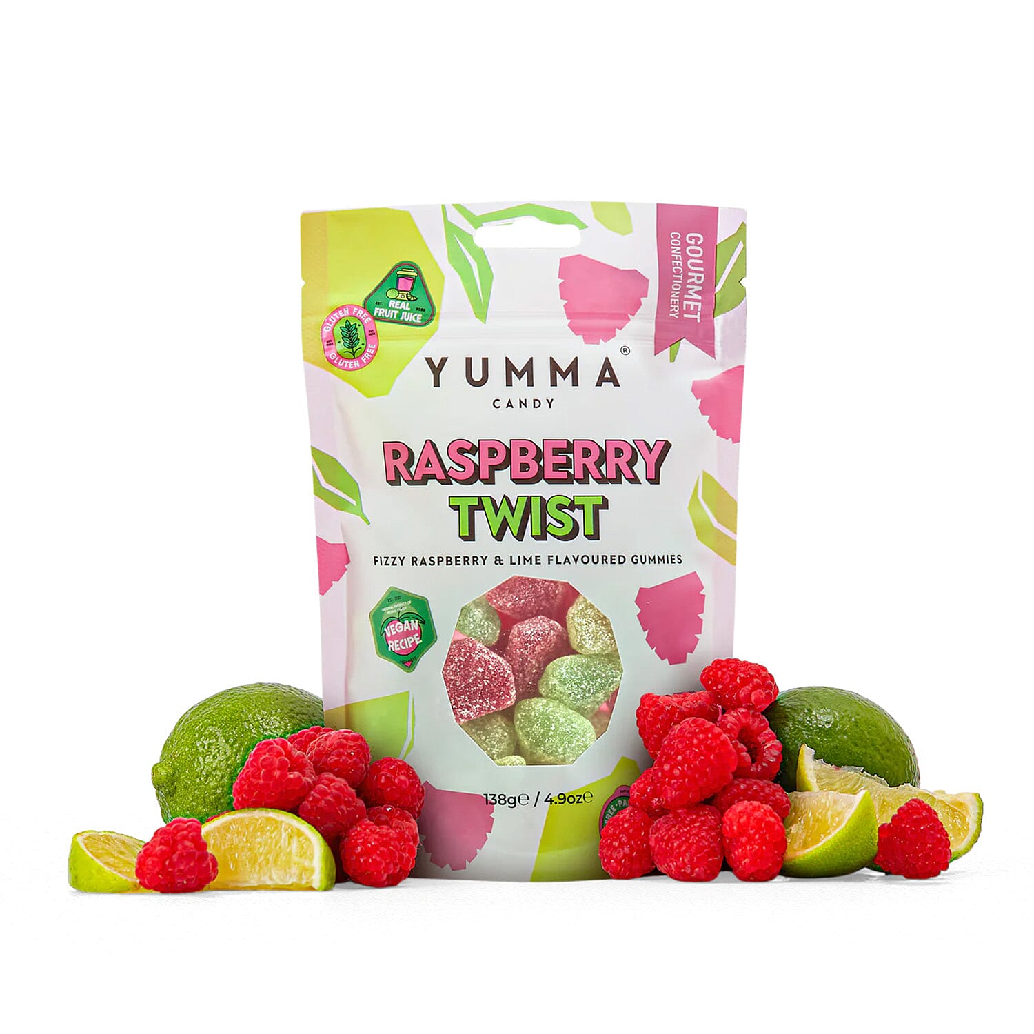 Premium handmade Luxury Collection - Pack of 7 Raspberry Twist Pouch