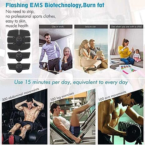 EMS Technology Micro- Electronic Gym Arms and Abs EMS Trainer